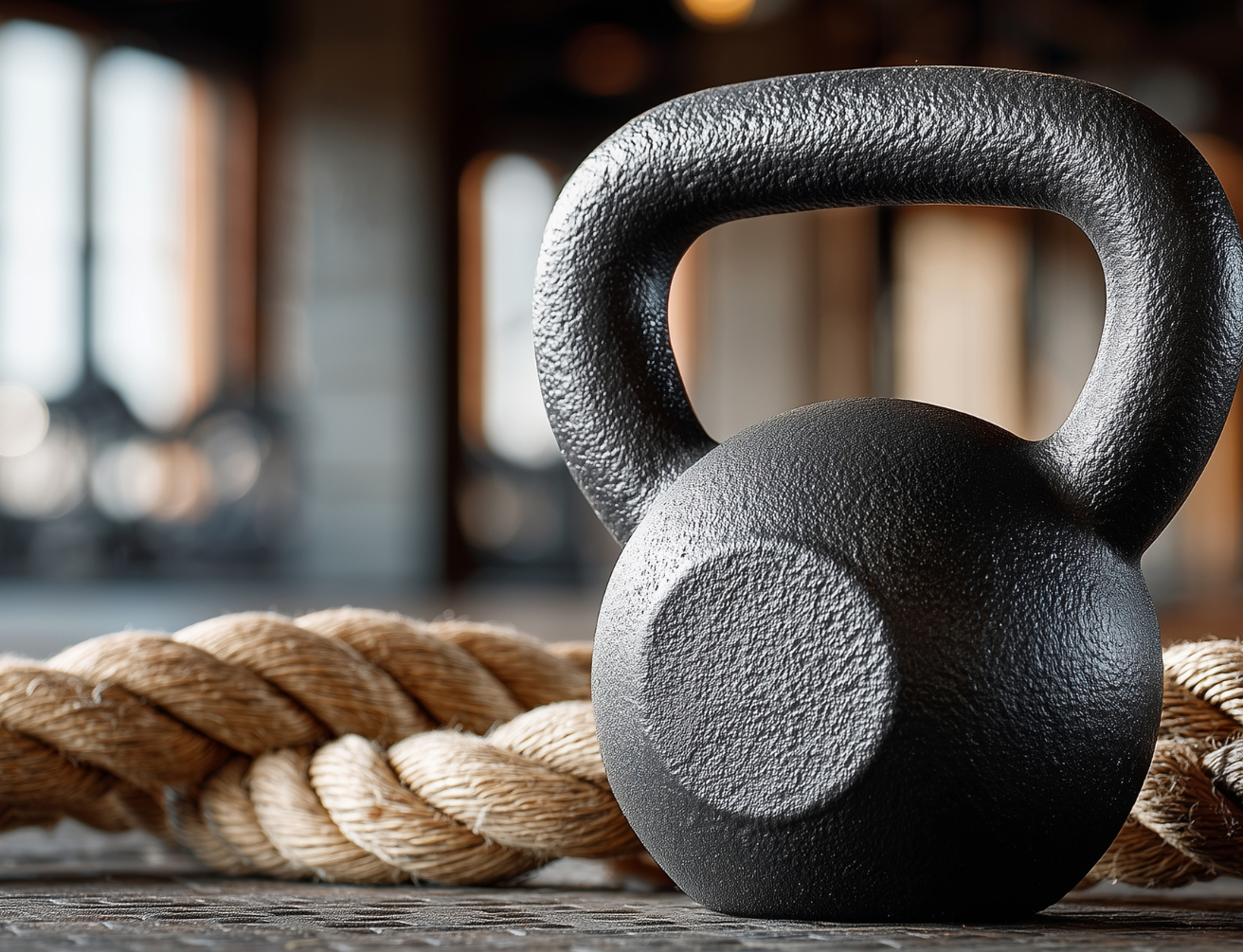 Foto de unas pesas de gimnasio